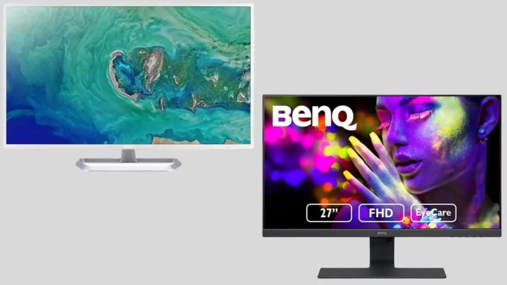 Acer vs BenQ Monitor Display Quality