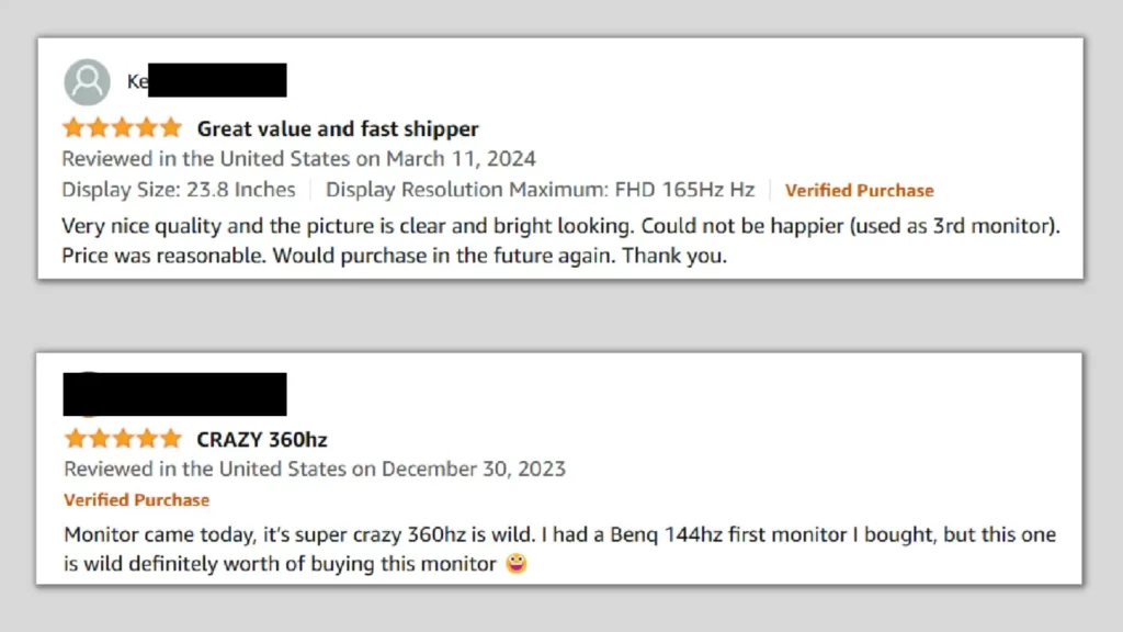 Acer vs BenQ Monitor User Reviews