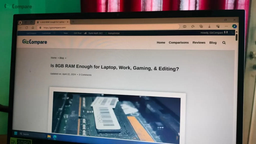 Is 8GB RAM enough for laptop